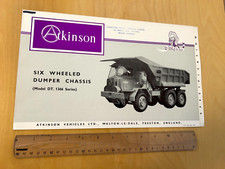 Atkinson six wheeled for sale  IRVINE