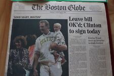 Larry Bird Night-Boston Globe-Fev 5 1993, Celtics Schedules-Bumper Sticker, diversos comprar usado  Enviando para Brazil