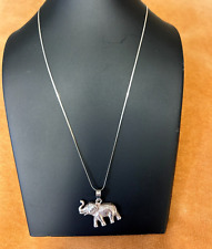 Sterling elephant pendant for sale  North Andover