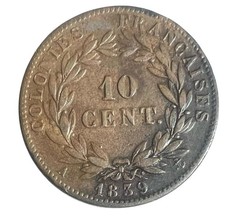 Centimes 1839 colonies d'occasion  La Colle-sur-Loup
