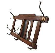 Casaco antigo Art Deco rack para chapéu com espelho corredor móveis de banheiro madeira pequeno comprar usado  Enviando para Brazil