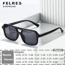 Óculos de sol feminino miopia colorido quadrado miopia lazer ponte dupla , usado comprar usado  Enviando para Brazil