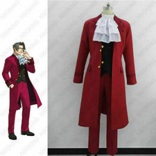Fantasia cosplay Miles Edgeworth roupas Phoenix Wright Ace Attorney comprar usado  Enviando para Brazil