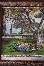 Dipinto olio tavola usato  Vilminore di Scalve