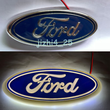 Insignia de luz emblema LED blanco de 7 pulgadas para camioneta Ford F150 99-16 luz insignia ovalada segunda mano  Embacar hacia Mexico