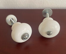 Weiße möbelknöpfe 32mm gebraucht kaufen  Leipzig