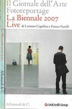 Biennale 2007 live. usato  Italia