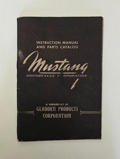 Rare mustang motorcycle for sale  El Sobrante