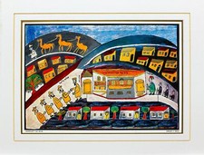 Shalom Moskovitz - Litografía "Abraham se instala en Beersheva" segunda mano  Embacar hacia Mexico