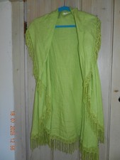 Fringed shawl throw for sale  CHERTSEY