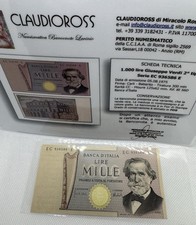 Banconote italiane 1000 usato  Anzio