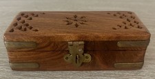 Carved wooden box for sale  Brunswick