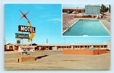 Usado, Cartão postal de Santa Rosa, Novo México quase perfeito ~ Rota 66 ~ MOTEL SHAWFORD Roadside 1972 comprar usado  Enviando para Brazil