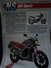 Honda ns125f sports for sale  KENDAL