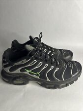 Nike Air Max Plus masculino 8 preto prata verde strike dr0139-001 VEJA FOTOS comprar usado  Enviando para Brazil