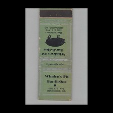 Matchbook cover pig for sale  Raymond