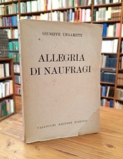 Giuseppe ungaretti allegria usato  Foligno