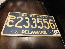Delaware license plate for sale  Westminster