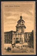 Widokówka Lublin, Brama Krakowska 1916  na sprzedaż  Wysyłka do Poland