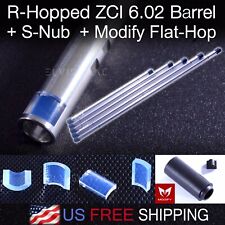 R-Hopped ZCI 6.02mm cano de aço furo apertado salto plano Bucking S-Nub AEG R-Hop RHOP, usado comprar usado  Enviando para Brazil