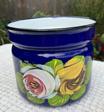 Vintage enamel pot. for sale  READING