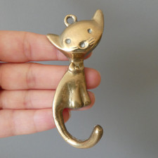 Vintage brass kitten for sale  WESTBURY
