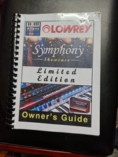 Lowrey symphony showcase for sale  MANCHESTER