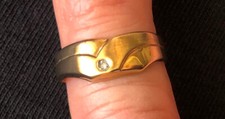 Gelbgoldring 585 14kt gebraucht kaufen  Eschwege