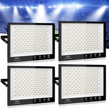 4x 500W 50000LM LED Naświetlacz Reflektor Reflektor Światło robocze Biały na sprzedaż  Wysyłka do Poland