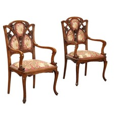 Poltroncine liberty antiche usato  Cambiago