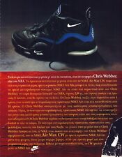 Tênis de basquete Nike Air Max CW Chris Webber original 1995 anúncio impresso vintage!!, usado comprar usado  Enviando para Brazil