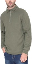 Usado, Novo sem etiquetas BC Clothing Co. Heritage verde oliva masculino M Sherpa waffle malha quarto de zíper comprar usado  Enviando para Brazil