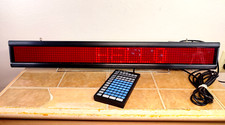 Usado, Placa de sinalização LED mensagem móvel Hi-Lite com teclado e energia de controle remoto com fio comprar usado  Enviando para Brazil