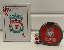DANBURY MINT Liverpool fc decoração de árvore de natal 2011 Papai Noel com tambor comprar usado  Enviando para Brazil