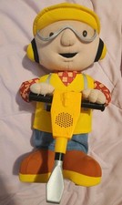 Vintage 2001 Hasbro Bob The Builder 12" Jack Hammer Brinquedo Pelúcia TESTADO BOM Estado comprar usado  Enviando para Brazil
