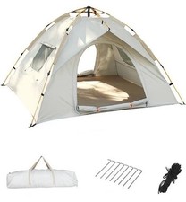 Barraca pop-up automática completa 3-4 pessoas 4 família acampamento caminhadas impermeável 82x70 comprar usado  Enviando para Brazil