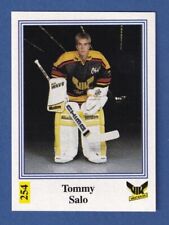 Pegatinas Swedish Semic Elitserien 1991-92 #254 Tommy Salo RC Rookie VIK/Suecia segunda mano  Embacar hacia Argentina