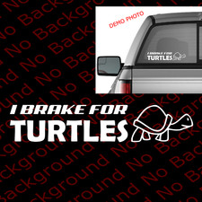 Adesivo de vinil engraçado para carro I BRAKE FOR TURTLES animal fofo tartaruga FY030 comprar usado Adesivo de vinil engraçado para carro I BRAKE FOR TURTLES animal fofo tartaruga FY030 comprar usado  Enviando para Brazil