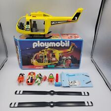 Juego de helicópteros de rescate aéreo y de bomberos Playmobil de colección 3845 JUEGO DE JUGUETE INCOMPLETO segunda mano  Embacar hacia Argentina