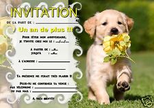 Cartes invitation anniversaire d'occasion  Lapalud