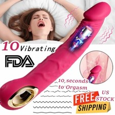 Vibrador realista ponto G massageador de clitóris estimulador anal brinquedos sexuais femininos comprar usado  Enviando para Brazil