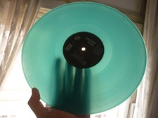 IRON MAIDEN IRON MAIDEN BLUE GREEN OFFICIAL TRANSLUCENT CLEAR VINYL GLOBUS NM, usado comprar usado  Enviando para Brazil