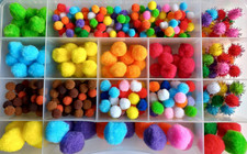 Pompons bunt konvolut gebraucht kaufen  Deutschland