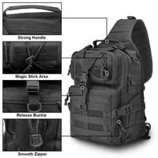 Usado, Mochila de ombro Tactical Molle Sling Bag Pack Range Bag Militar Rover Assault comprar usado  Enviando para Brazil