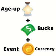 Adopt From Me - Moeda do evento + Bucks + Poções Age-up | Entrega rápida e segura comprar usado  Enviando para Brazil