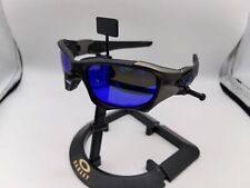 Óculos de sol Oakley Pit Boss II OO9137-01 polarizado preto fosco/azul lente espelhada comprar usado  Enviando para Brazil