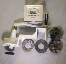 Lehman's Nosso Melhor Moinho de Grãos com Cabo e Rebarbas de Pedra + Kit de Rebarba de Ferro Sem Funil comprar usado  Enviando para Brazil
