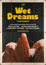 WET DREAMS pôster de filme italiano 4F 55x79 1975 EXPLOITATION NICOLAS RAY, usado comprar usado  Enviando para Brazil