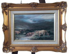 Framed print highland for sale  HARLOW