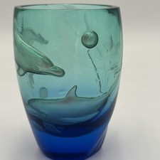 Glass etched dolphin for sale  Boynton Beach